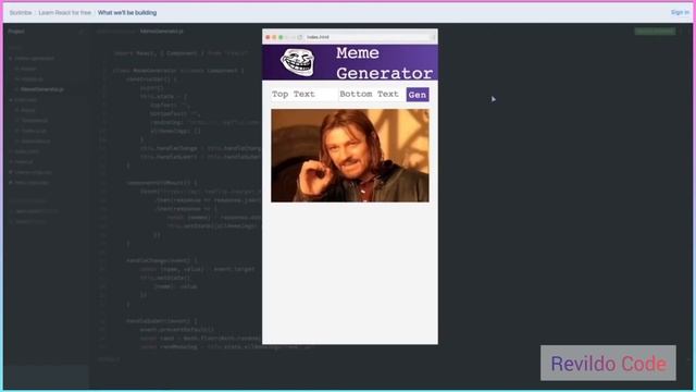 React JS  Course for Beginners | React JS Tutorial | #revildo_code
