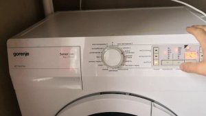 Gorenje W64Z02/SRIV, моргают лампочки, стоит блокировка, не включается