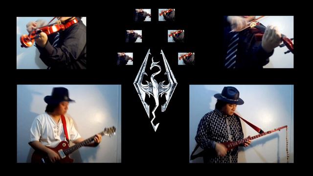 Elder Scrolls V: Skyrim - Main Theme (Vocals & Violin Cover/Remix) || String Player Gamer
