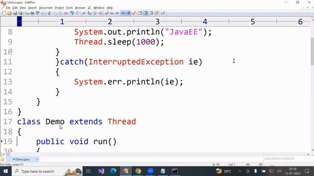 Core Java 13 July 2023