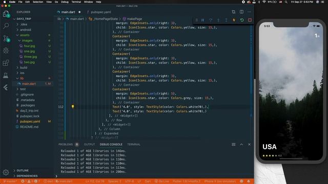 Trip App UI | Everyday Code Tutorial | Android & iOS | Dart
