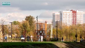 Вдоль реки Борзовка благоустроили сквер