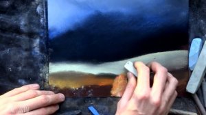 как начать рисовать пастелью на наждачной бумаге? 1/100 часть