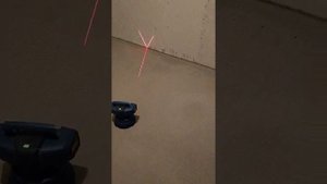 Проверка уровня залитого пола, Ротационным нивелиром Bosch GSL2