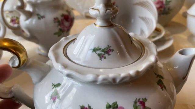 ЦВЕТОЧНЫЙ ФАРФОР ? ? ЛЕТНЯЯ ПОЛЯНА ВИНТАЖА?ЧАЙНЫЕ ТРИО ☕️