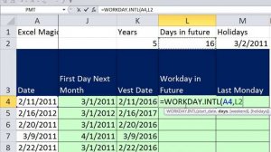 Excel Magic Trick 783: Date Functions & Formulas (17 Examples)