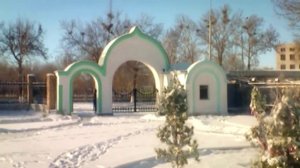 Падал НАВОИгодний снег (город Навои. Узбекистан)