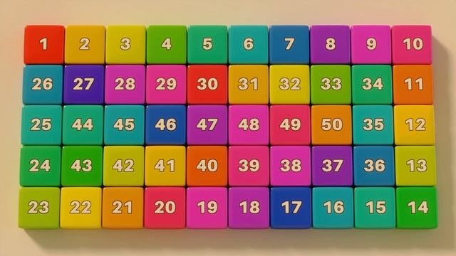 Number Song 1-50 | Counting by 1 to 50