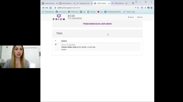 Кошелёк Призм и оригинальные ресурсы сети Prizm.space смотреть онлайн