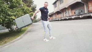 КРАШ ТЕСТ ЧЕМОДАНА ИЗ ПОЛИПРОПИЛЕНА