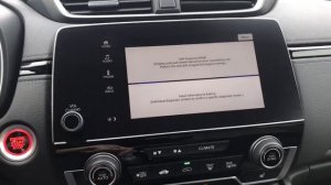 Honda CR-V 2017 diagnostic and developers menu access
