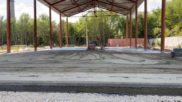 Промышленные полы. Бетонный пол с топпингом. смотреть онлайн