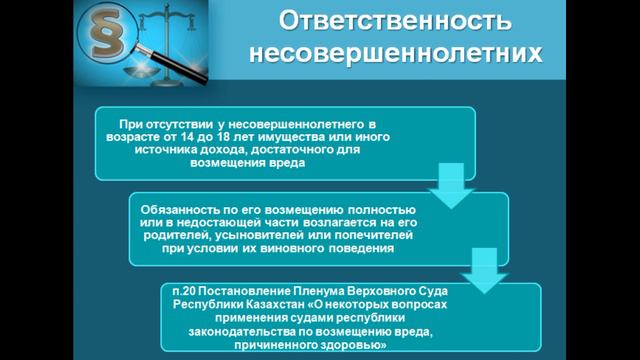 Обязательства, из причинения вреда лекция 2. ГП РК смотреть онлайн