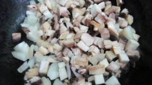 Закуска из баклажана с грибами и редисом