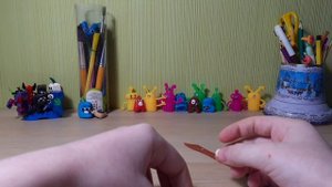 Лепка буквы N из алфавита Лора:)))