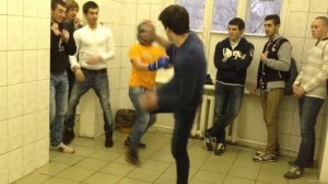 русский vs даг , русский в шлеме