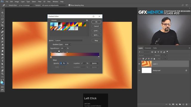 Gradients - Adobe Photoshop for Beginners - Class 20 - Urdu / Hindi смотреть онлайн