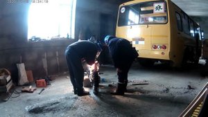 Лопнула рама на питбайке/ Racer_125