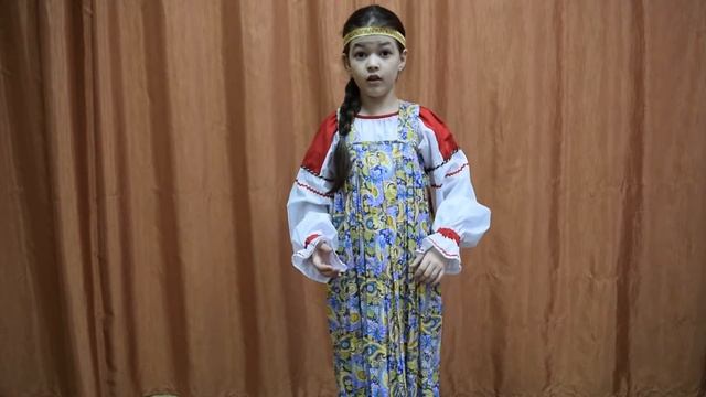 Баннова Полина А. С. Пушкин Отрывок из "Сказки о Царе Салтане" смотреть онлайн