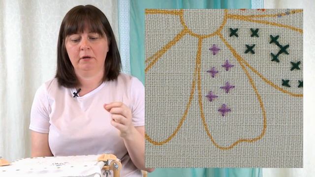 Upright cross stitch | Hand embroidery for beginners video tutorial