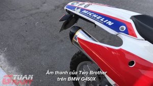 BMW G450X SUPERMOTARD - Two Brother Exhaust Sound ? #GrantTuan
