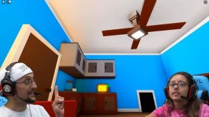 ROBLOX KITTY!  Escape the Cat as a Mouse! (FGTeeV Multiplayer Chapter 1: Tom & Jerry House)