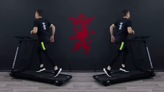 Первая беговая дорожка, произведенная в России: KOENIGSMANN B3. смотреть онлайн