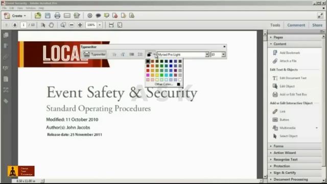 How to add text to a PDF file. смотреть онлайн