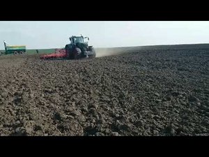 Работа предпосевного культиватора SIPTEC модели VibroDisc RT 800. ДИСКИ - ЛАПЫ - КАТКИ