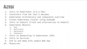 Intro to the Kubernetes for beginners course