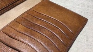 Документница из натуральной кожи козы, растительного дубления Италия. Ручной работы.