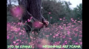 Это ли Сунна? | Мухаммад абу Усама