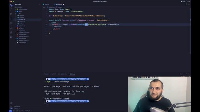 cn() - То, что нужно каждому Tailwind кодеру (clsx + twMerge)
