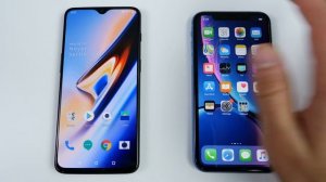 OnePlus 6T vs iPhone XR SPEED Test!