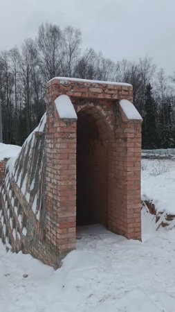 Погреб готов к засыпке
