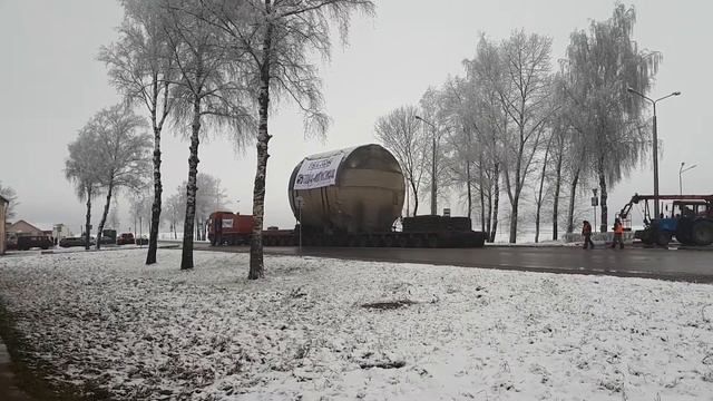 Шлюз для Белорусской АЭС в Городке Витебской области смотреть онлайн