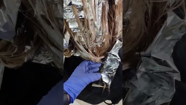 коррекция отросшего мелирования, большие корни смотреть онлайн