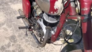 Двигатель Ява (Jawa) 250/353 тест 22.07.2022 после ремонта (г. Тверь)