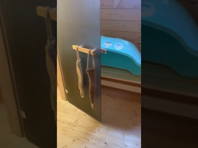 Отзыв по бане 4х8 с террасой 2х4 часть 2. Внутренние помещения. смотреть онлайн