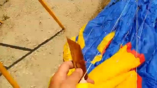 протяжка строп параплана
