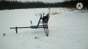 Аэросани 7л.с. покатушки