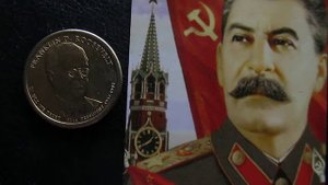Франклин Делано Рузвельт и Сталин.