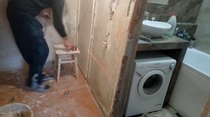 Установка металлических маяков по лазерному уровню. Проще не бывает!