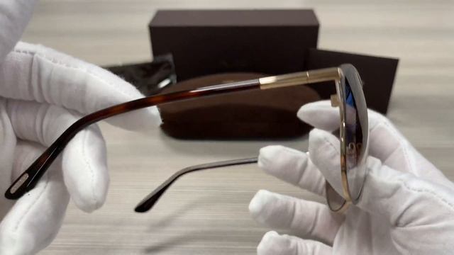 Tom Ford Penelope TF320 28B Shiny Rose Gold-Havana смотреть онлайн