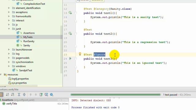 Lecture 17 : JUnit Framework in Selenium Webdriver in Java смотреть онлайн