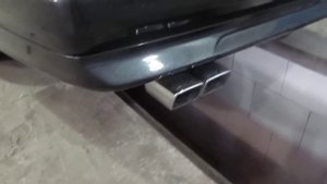 Меняется ли звук выхлопа от насадок AMG? 2