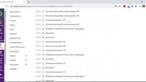 Canvas Quiz Logs