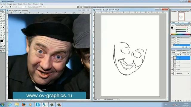 Мастер-класс шаржа смотреть онлайн