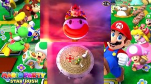 Mario Party Star Rush - All Bowser's Gauntlet Mini-Games