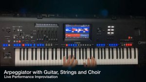 Yamaha Genos - Arpeggiator with Guitar, Strings and Choir